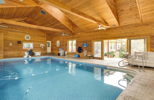 Radnor Casa | Expansive Radnor Home w/ Indoor Pool & Fire Pit!