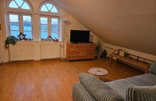 Borgsum Apartamento | Föhr you! Wohnung 1 - Ruhige Wohnung mit Balkon & Meerblick