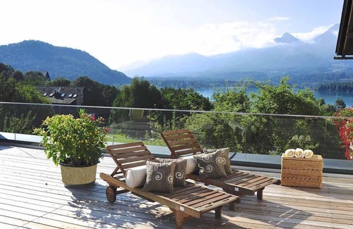 Drobollach am Faakersee Casa | F Appartement, Terrasse und Seeblick - Biohof Naturzeit Faaker See