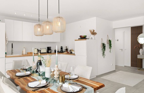 Bielefeld Apartamento | Fairmieten: Exklusive Suite I Terrasse I Parkplatz I Netflix
