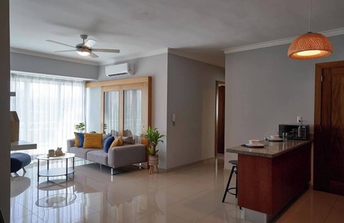 Downtown Santo Domingo Casa | Family Apartment City Center 2 Bedroom Gym Rooftop