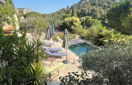 Les Baux-de-Provence Casa | Casa de campo familiar con piscina en Baux-de-Provence
