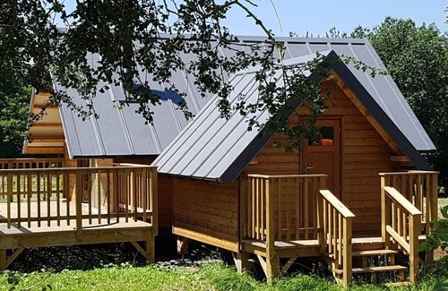 Sainte-Honorine-de-Ducy Apartamento | Lodge-Familiar-Baño privado con bañera-Terraza-Lodge UTAH