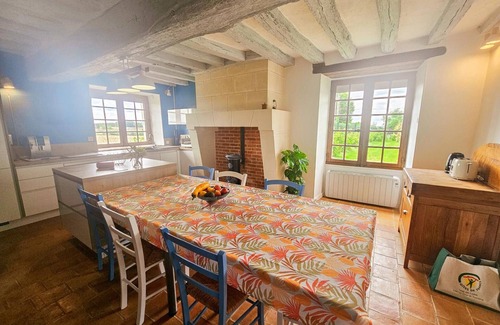 Sainte-Maure-de-Touraine Cabaña | Casa rural con piscina climatizada y wifi en Touraine