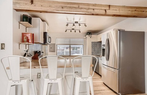 Lamar Heights Area Casa | Family-Friendly 4BR w/ 2 Kitchens, Yard & Office Near Denver Parks