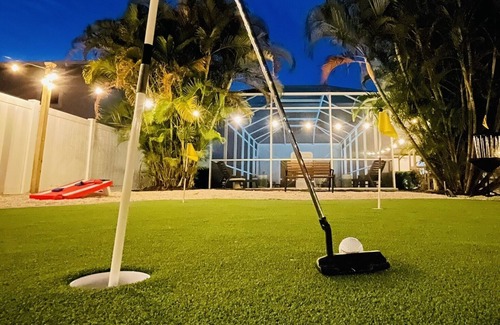 Bradenton Casa | Family friendly activities for all ages! Pool, Golf, Corn-Hole, Fishing & more!