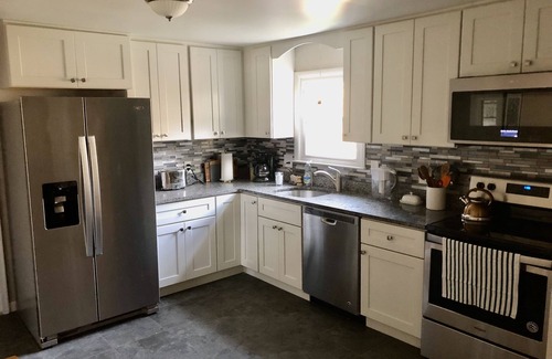 Lenox Casa | Family friendly house with two complete units, private deck and yard.