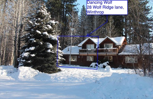 Winthrop Cabina | Para toda la familia la casa de registro con bañera de hidromasaje, justo en el valle de Methow pista de esquí