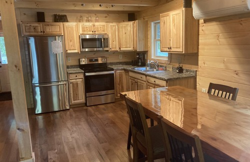 Portland Mills Cabina | Family Friendly Waterfront Log Cabin on on the Wild & Scenic Clarion River