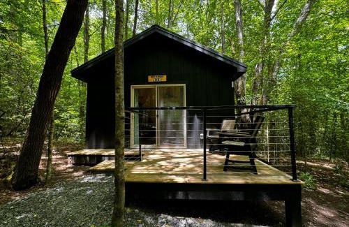Balsam Grove Otro | Family Glamping Cabin-Bed and Bear at Valley Bear Farms Resort