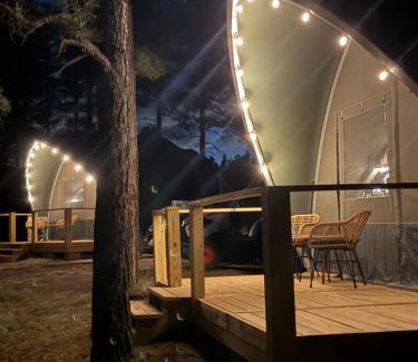 McIntosh Otro | Family Glamping Tent at Manzano Mountain Retreat