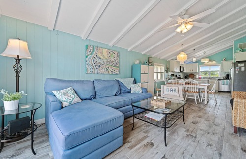 Long Beach Cabaña | ¡¡¡Tiempo familiar!!! 2ª calle de la playa Inicio - Recientemente renovado y tan lindo - capacidad para 6