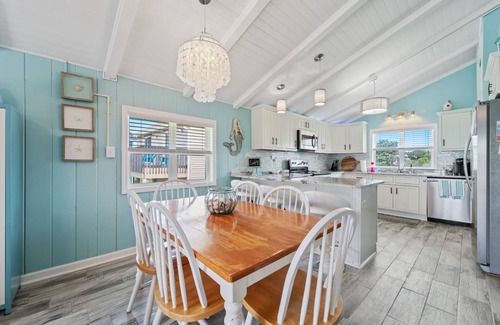 Long Beach Cabaña | ¡¡¡Tiempo familiar!!! 2ª calle de la playa Inicio - Recientemente renovado y tan lindo - capacidad para 6