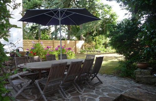 Benodet Villa | Villa familiar con jardín, cerca de la playa.