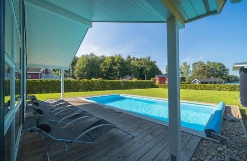Dummer Casa | Ferienhaus mit Pool und Sauna am Duemmer See