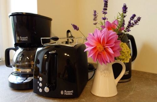 Meissen Apartamento | Ferienhof Gräfe - Apartamento "Kräuterstübchen" con chimenea, piscina y sauna