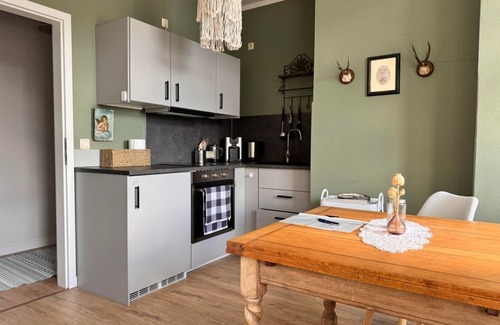 Annaberg-Buchholz Apartamento | Ferienwohnung Erzgebirgsnest - apartment/apartment, shower, WC
