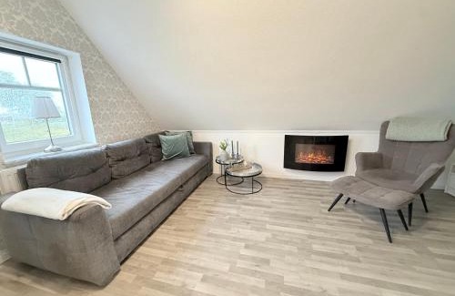 Wiesmoor Apartamento | Ferienwohnung Haus Moorblick Garten mit Terrasse Netflix E-Kamin Thermomix