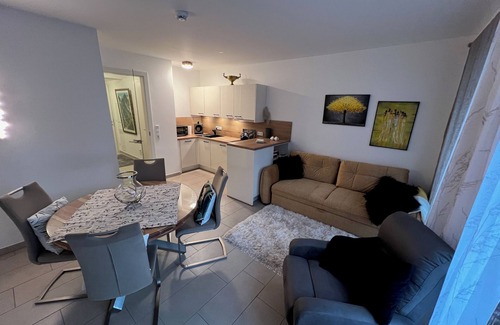 Gmain Apartamento | Ferienwohnung Isenberg, 55 qm, 1 Schlafzimmer, Terrasse