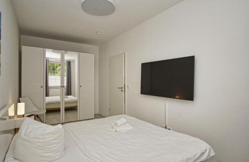 Gross Zicker Apartamento | Ferienwohnung mit eigener Sauna und Terrasse- Haus Inselwind FeWo MEERfamilie