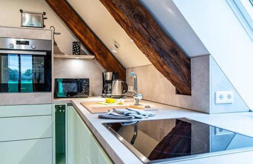 Versmold Apartamento | Ferienwohnung mit Sauna „Eschblick“