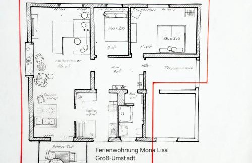Gross-Umstadt Apartamento | Ferienwohnung Mona Lisa