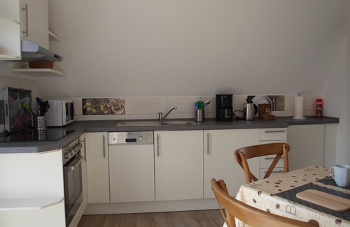 Gruenerdeich Apartamento | Ferienwohnung Oberland - Haus Helgoland