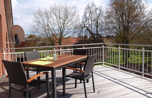 Gruenerdeich Apartamento | Ferienwohnung Oberland - Haus Helgoland