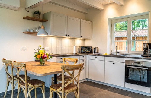 Versmold Apartamento | Ferienwohnung Stellmacherei für bis 4 Personen mit Kamin und Sauna