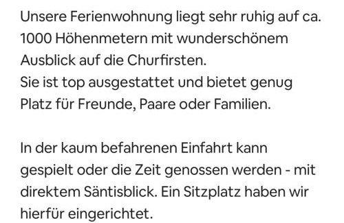 Wildhaus-Alt St. Johann Apartamento | Ferienwohnung Toggilodge