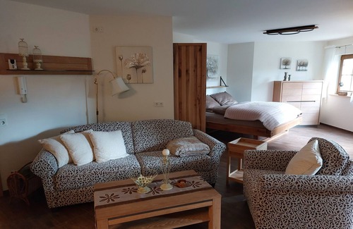 Dipperz Apartamento | Ferienwohnung Unterm Stellberg in der Schönen Rhön-haustierfreundlich