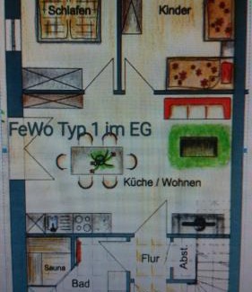 Langballig Apartamento | Ferienwohnung Wikingerland