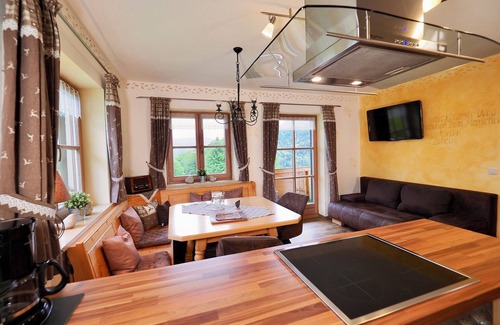 Anger Apartamento | Fewo 1 Panorama-eckerl- 3 Personen, 50qm, 1 Schlafzimmer, Balkon, Grandiose Aussicht
