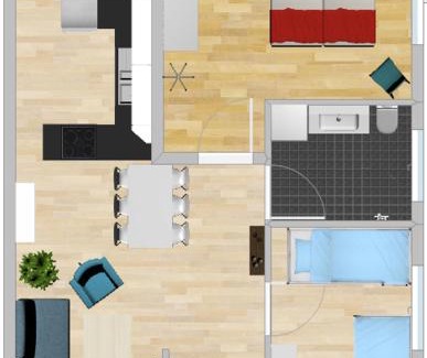 Großdeuben Apartamento | Fewo Hoffmann Großdeuben mit 2 Schlafzimmern EG