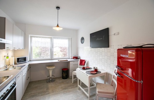 Mainz-Bingen Apartamento | Fewo Peace-deluxe mit Blick auf das Malerische Rheintal und die Germania