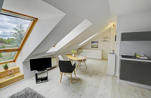 Wassersleben Apartamento | fewo1846 Strandresidenz Wassersleben - Strandmuschel - sonniges Studioapartment im Dachgeschoss
