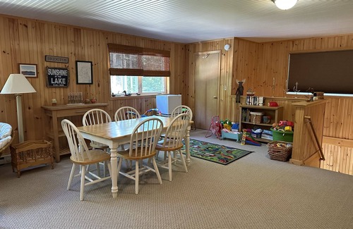 Bridgton Cabaña | Find your Happy Place, Highland Lake, Bridgton. Dock, fire pit, lakeside deck!