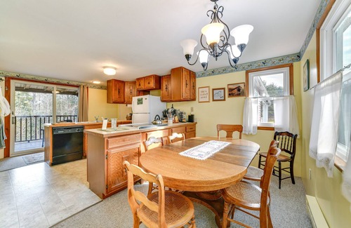 Walton Casa | Fire Pit & On-Site Pond: Wooded Walton Home!