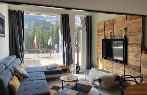 Flaine Apartamento | Flaine Forum H1 Cassiopée Mezzanine & Terrasse