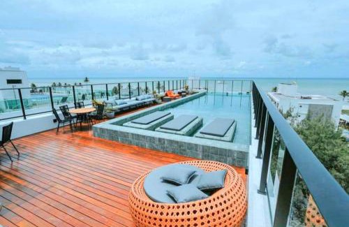 Jardim Oceania Apartamento | Flat a 50m Praia Caribessa - Get One