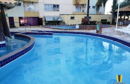 J Jeriquara Apartamento | Flat in Thermas Place with 7 thermal and cold pools, parking