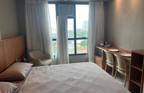 Taguatinga Apartamento | Flat Comfort Taguatinga - Cama King - Sauna, academia e Piscina - Propriedade Particular 508