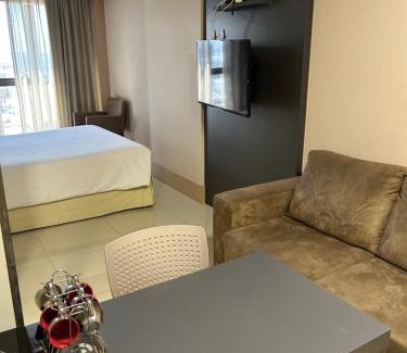 Setor Hoteleiro Norte Apartamento | Flat em Cullinan, 5 estrelas com vista incrível e incrível área de lazer com piscinas, brinquedoteca, academia, no coração de Brasília