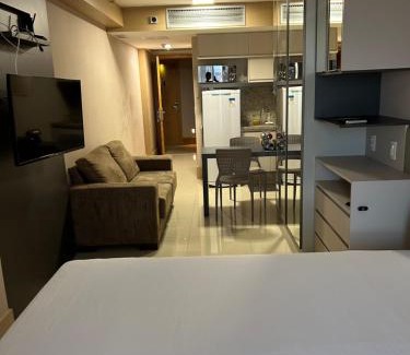 Setor Hoteleiro Norte Apartamento | Flat em Cullinan, 5 estrelas com vista incrível e incrível área de lazer com piscinas, brinquedoteca, academia, no coração de Brasília
