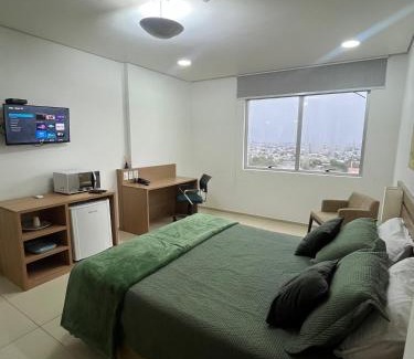 Adrianopolis Apartamento | Flat Executivo Blue Tree Moderno e Aconchegante
