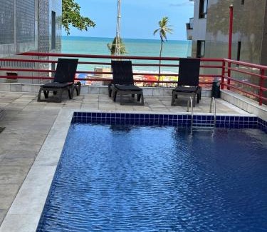 Boa Viagem Apartamento | Flat Hotel Luxo - 50 metros da praia