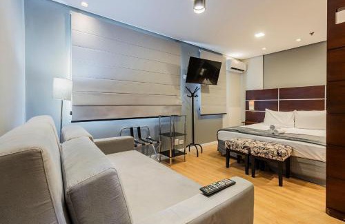 Chacara Santo Antonio Apartamento | Flat king size, consulado, garagem com ar condicionado