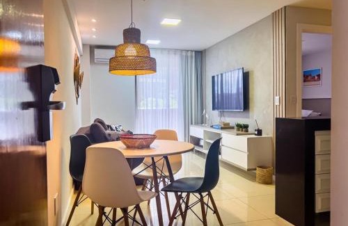 Meireles Apartamento | Flat moderno, 2 quartos dentro de hotel famoso