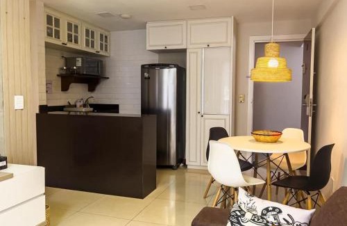 Meireles Apartamento | Flat moderno, 2 quartos dentro de hotel famoso