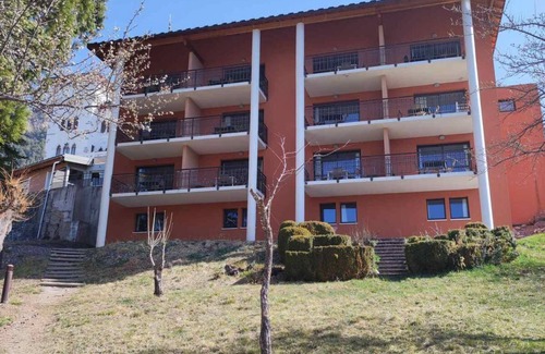 Jausiers Apartamento | Floor -2, view valley, swimming pool, sauna, terrace, parking, tv, 50m², Pra Loup